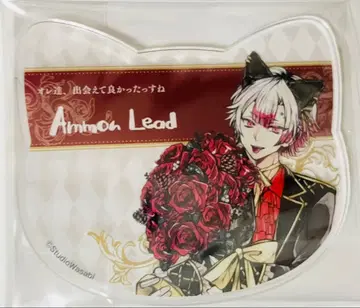 악마 집사와 검은 고양이 난자타운 아몬 아크릴 코스터