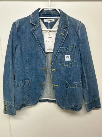 TOMMY 데님 자켓 S 사이즈 새상품 택 포함