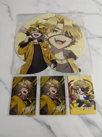 컬러풀 피치의 타츠 군 전시회 뮤지엄 트레이딩 카드와 혜택 빅 카드