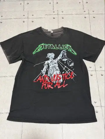 METALLICA 메탈리카 AND JUSTICE FOR ALL 티셔츠