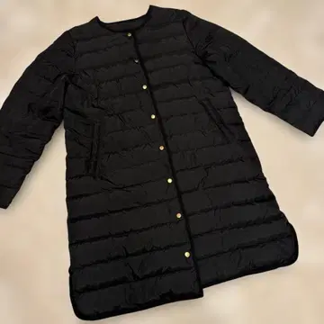 SHIPS 노카라 롱 다운 자켓