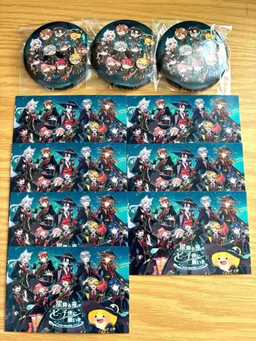 카라피치 마호가쿠 트레이딩 카드 캔뱃지 세트 (전원 집합)