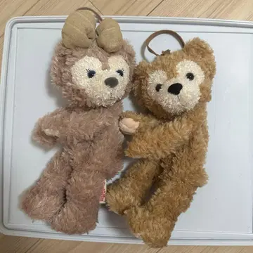 더피 셰리메이 봉제 인형 파우치 2개 세트