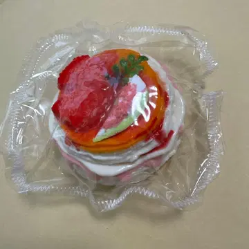 딸기 숏 케이크 푸딩 쫀득쫀득 스퀴즈 크림 느낌 진흙 느낌 부드러운