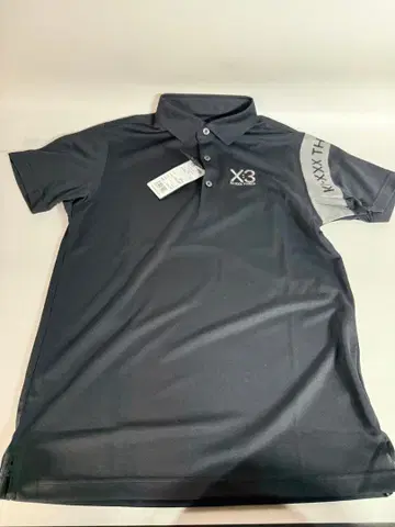 KI-XXX THREE 피케 셔츠 블랙 L 사이즈 미사용 새상품