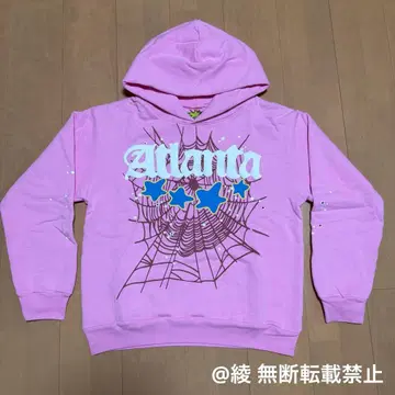 sp5der 스파이더 후디 정품 애틀랜타 핑크 S