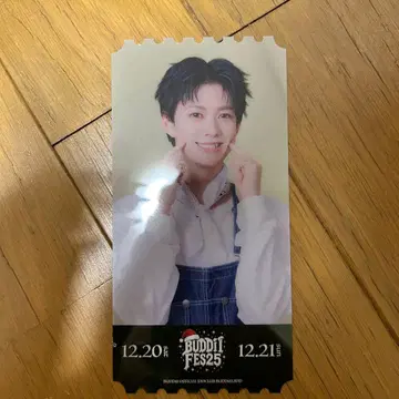 버디페스 2025 FC 한정판 클리어 픽처 티켓 FUMINORI