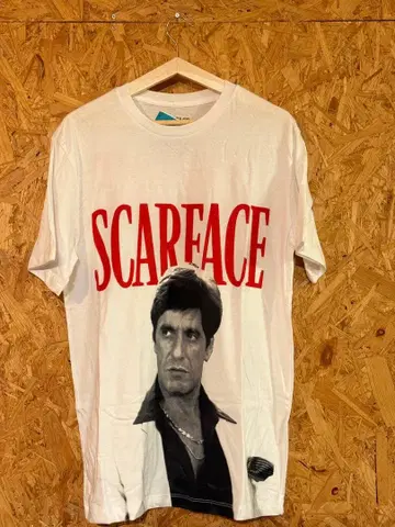 SCARFACE 영화 T셔츠 새상품 S 화이트 토니 몬타나