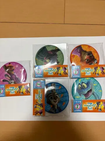 주토피아 2 해피 복권 거울 5장 세트와 덤 포함