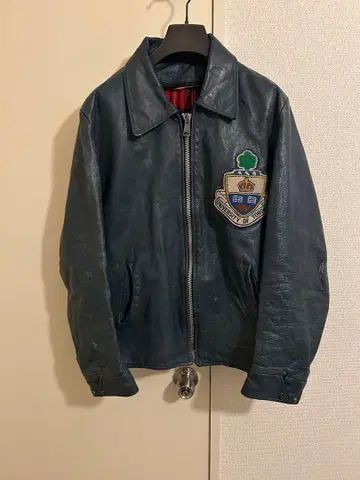 70's 레더 재킷 clix 집 토론토 대학