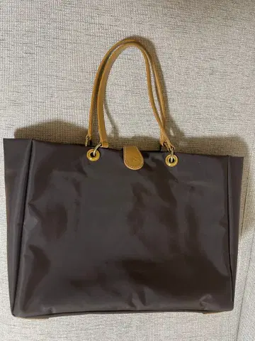 키타무라 브라운 나일론 숄더백