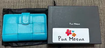 [ Pua Moena ] 터콰이즈 이탈리아 가죽의 고급 지갑