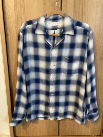 ROTTWEILER 옴브레 체크 셔츠 로트 와일러 레이온 셔츠