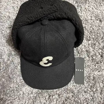 EKAL 플리스 블랙 캡