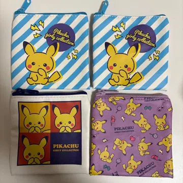 피카츄 파우치 4개 세트