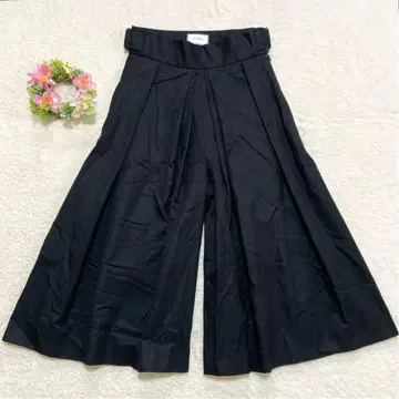 새상품급 [ THE IRON ] 사이드 버클 턱 플레어 팬츠 (S)