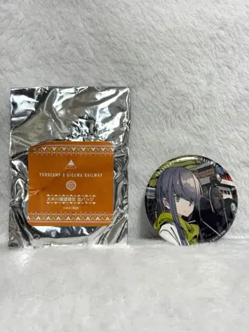 유루캠 오이가와 철도 한정판 캔뱃지 시마린