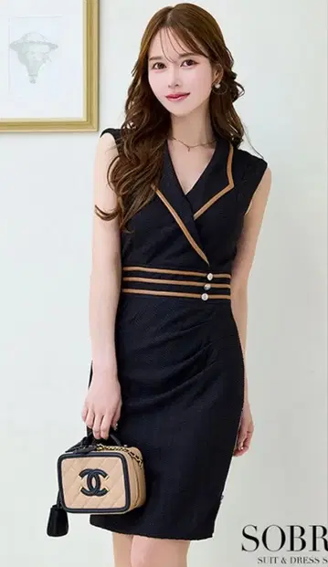 SOBRE 카라 부착 원피스