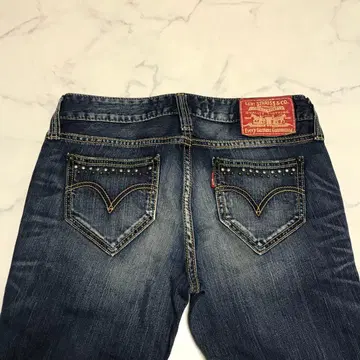 Y2K 00s 슬림핏 청바지 w30 헤이세이 갸루 펑크