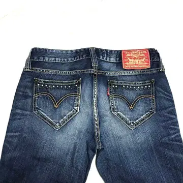 Y2K 00s 슬림핏 청바지 w30 헤이세이 갸루 펑크