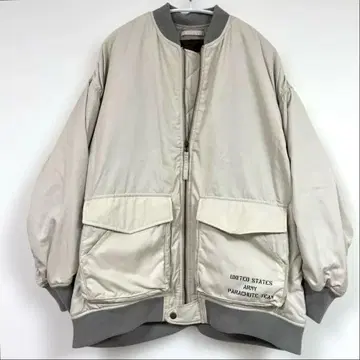 큐브 슈가 충전솜 소프트 트윌 블루종 MA-1 에크루 M