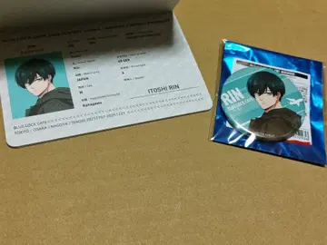 블루 록 카페 여권풍 노트 캔뱃지 이토시 린