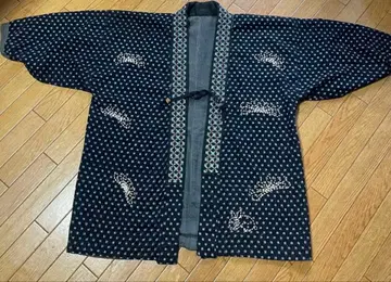 자수 들어간 네이비 도테라