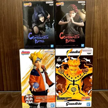 우즈마키 볼트/우즈마키 나루토-II/우치하 사스케/가아라 4체