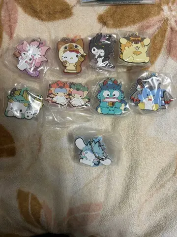 몬스터 헌터 x 산리오 캐릭터즈 캡슐 러버 마스코트