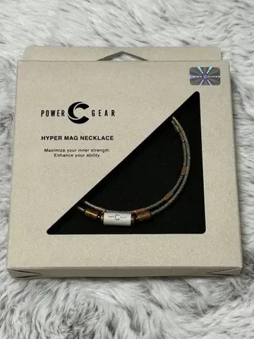 한정판 파워드 기어 하이퍼 MG 목걸이 화이트 x 핑크 골드