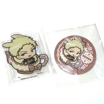 희귀 레어 프리롤 캔뱃지 아크릴 스탠드 진격의 거인 라이너