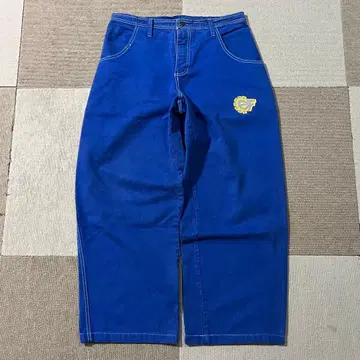 90s 유로 펑크 와이드 배기 데님 USA 제조