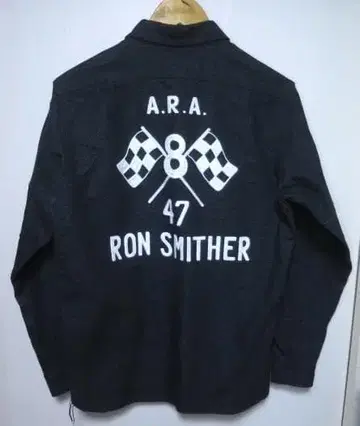 리얼맥코이 BUCO 클럽 셔츠 15 M 백 자수 밴드 포함