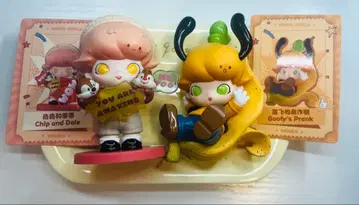 POP MART DIMOO 디즈니 콜라보 구피 & 칩과 데일