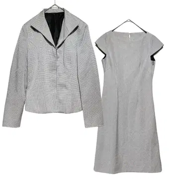 ASPRI 셋업 자켓&원피스 하운드투스 체크 (11AR)