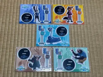 해피 복권 주토피아 2 G상 5종 세트 미개봉 새상품