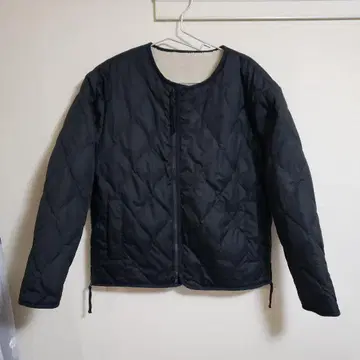 TAION 타이온 블랙 퀼팅 자켓