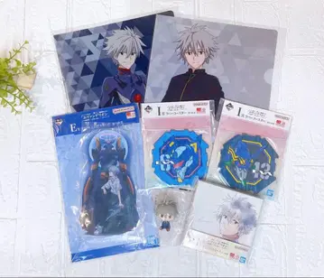 미사용 새상품 에반게리온 제일복권 나기사 카오루 7세트 선물 포함