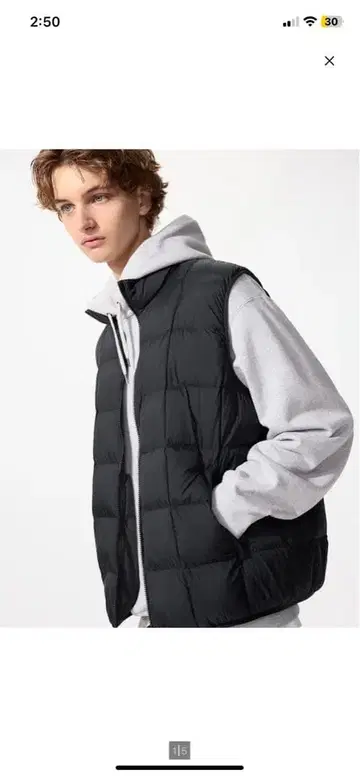 UNIQLO PUFFTECH 다운 베스트 XL 블랙