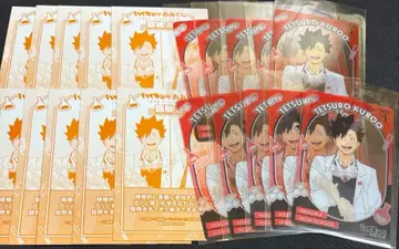 하이큐 쇼와노트 오미쿠지 클리어 카드 10장 세트