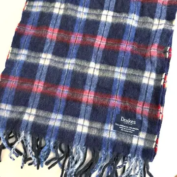 Drakes LONDON 체크 머플러
