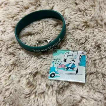 Saucy Dog 러버 밴드와 키링 세트