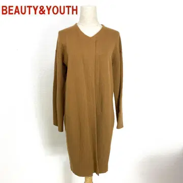 A851 뷰티앤유스 롱 가디건 울 카멜 F