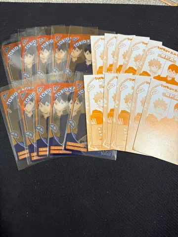 하이큐 쇼와노트 오미쿠지 클리어 카드 10장 세트