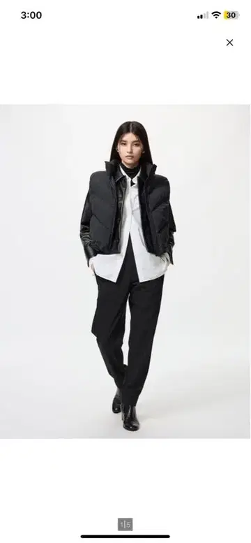 유니클로 UNIQLO 이지 팬츠 XL 블랙