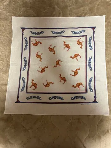 [레어] 1982년 CAMEL 패턴 vintage 반다나