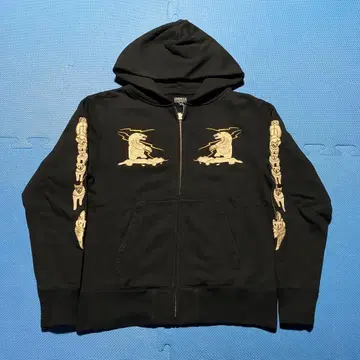 새상품 테일러 토요 스카 지퍼 후드티 알래스카 S 사이즈 블랙