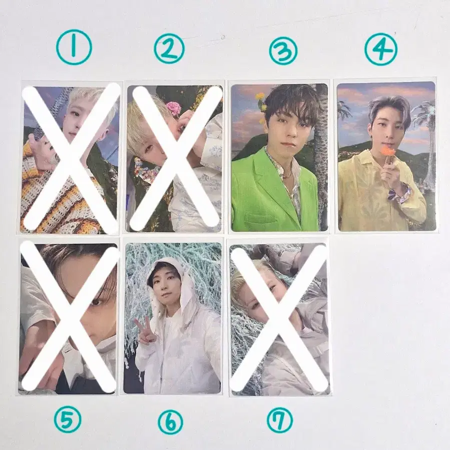 SEVENTEEN wonwoo 6th, 7th, 8th, and 9th Anniversary photocard bulk