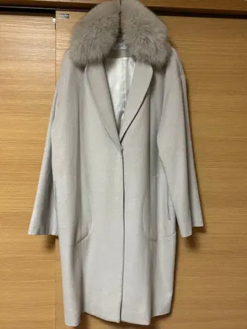 Zelal 캐시미어 폭스 코트