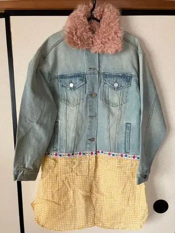 구제 의류 리메이크 데님 자켓